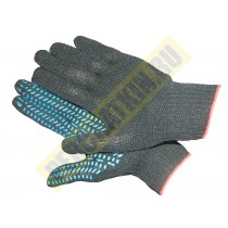 Перчатки с ПВХ - покрытием, перчатки х/б, 4-х нитка, класс 10
